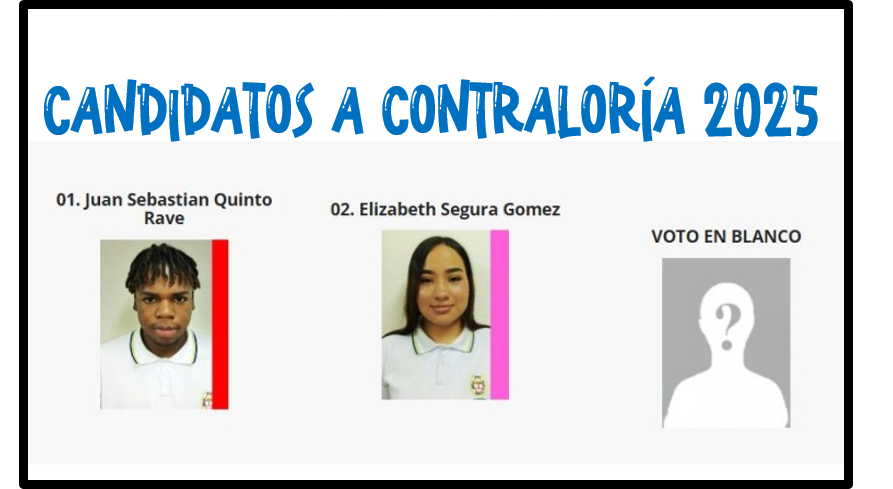 CANDIDATOS CONTRALORÍA 2025